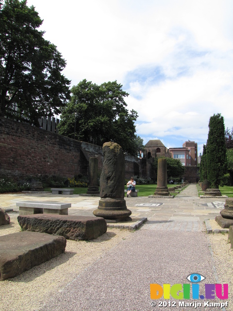 SX23074 Roman Gardens in Chester